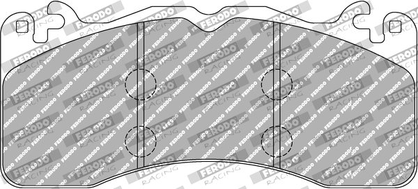 FERODO RACING Zestaw klocków hamulcowych, hamulce tarczowe FCP4711Z