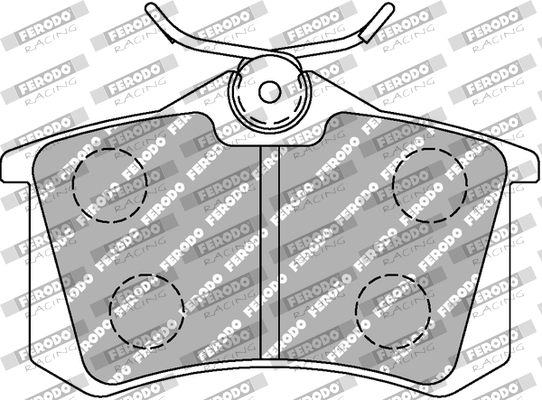 FERODO RACING Jarrupala, levyjarru FCP541H