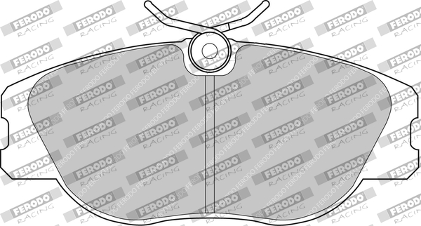 FERODO RACING Piduriklotside komplekt, ketaspidur FCP565W