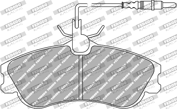 FERODO RACING Piduriklotside komplekt, ketaspidur FDS1112