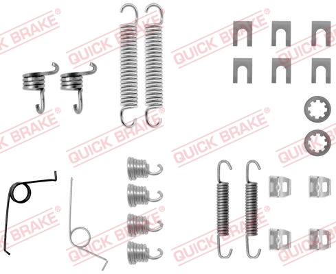 QUICK BRAKE Zestaw dodatków, szczęki hamulcowe 105-0545