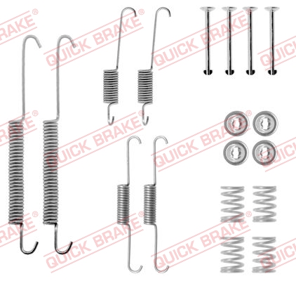 QUICK BRAKE Lisatarvikute komplekt, trummelpiduriklotsid 105-0613