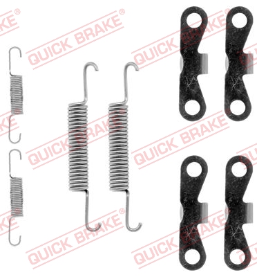 QUICK BRAKE Lisatarvikute komplekt, käsipiduri klotsid 105-0720