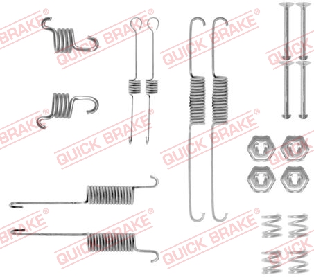 QUICK BRAKE Zestaw dodatków, szczęki hamulcowe 105-0809