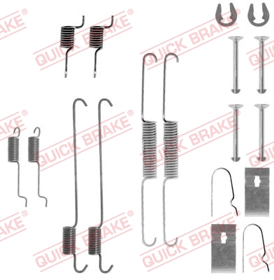 QUICK BRAKE Zestaw dodatków, szczęki hamulcowe 105-0815