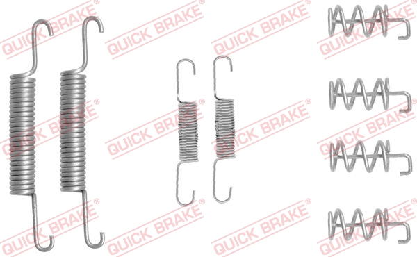 QUICK BRAKE Lisatarvikute komplekt, käsipiduri klotsid 105-0831