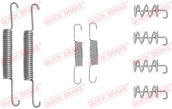 QUICK BRAKE Lisatarvikute komplekt, käsipiduri klotsid 105-0832