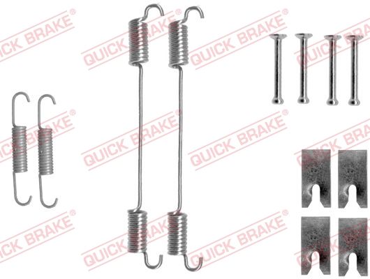 QUICK BRAKE Zestaw dodatków, szczęki hamulcowe 105-0862