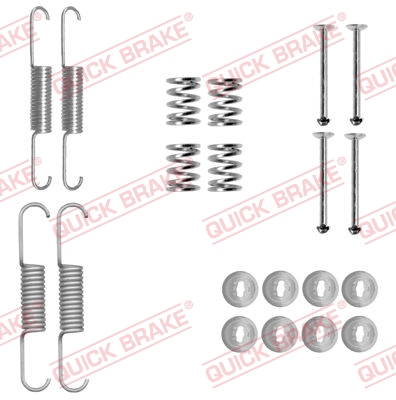 QUICK BRAKE Lisatarvikute komplekt, käsipiduri klotsid 105-0880