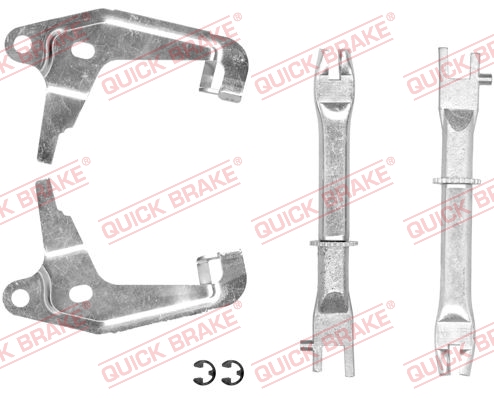 QUICK BRAKE Jälkiasennussarja, rumpujarru 108 53 004
