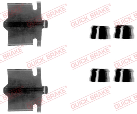 QUICK BRAKE Tillbehörssats, skivbromsbelägg 109-1084