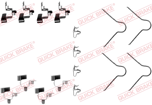 QUICK BRAKE Tarvikesarja, jarrupala 109-1130