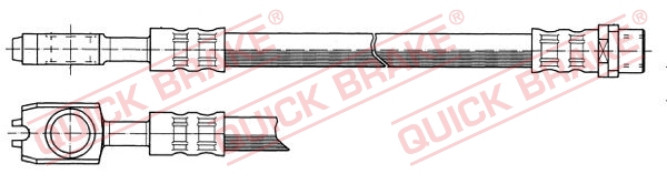 QUICK BRAKE stabdžių žarnelė 50.041