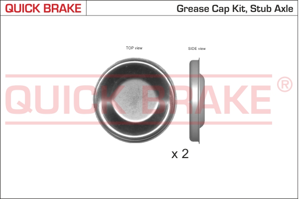 QUICK BRAKE Kaas,rattalaager 9826K