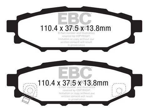 EBC Brakes Jarrupala, levyjarru DP1584