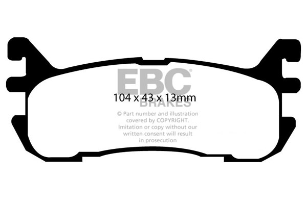 EBC Brakes Jarrupala, levyjarru DP41003R