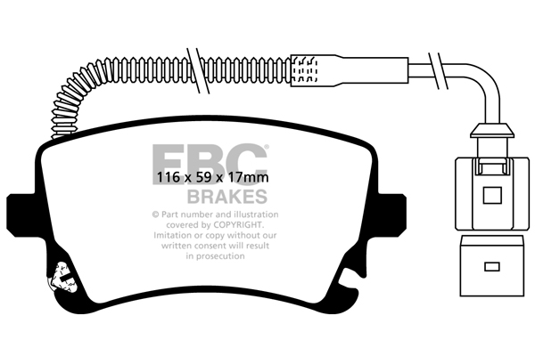 EBC Brakes Jarrupala, levyjarru DP41470R