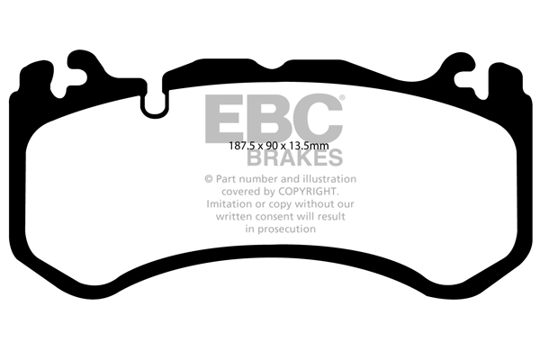 EBC Brakes Piduriklotside komplekt, ketaspidur DP41939R