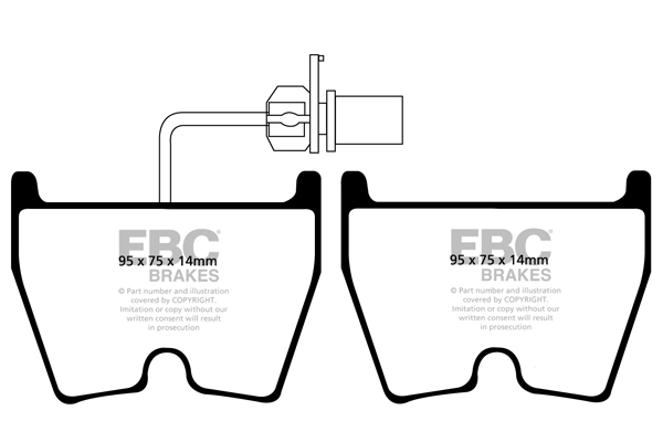 EBC Brakes Jarrupala, levyjarru DP81513RP1
