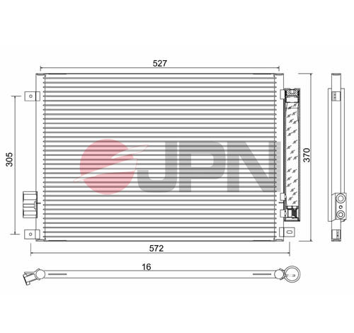 JPN Skraplacz, klimatyzacja 60C9099-JPN