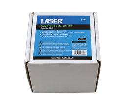 LASER TOOLS Zestaw kluczy nasadowych, piasta koła / łożysko koła 7330