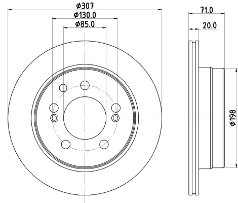 HELLA PAGID Piduriketas 8DD 355 134-911
