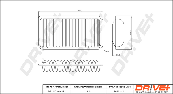 Dr!ve+ Ilmansuodatin DP1110.10.0223