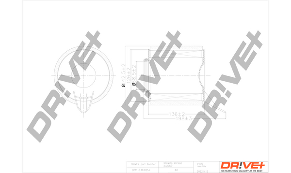 Dr!ve+ Õhufilter DP1110.10.0254