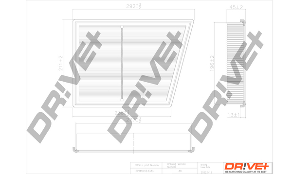 Dr!ve+ Luftfilter DP1110.10.0333