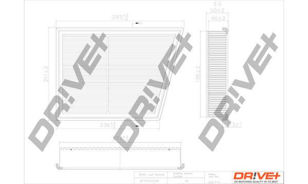 Dr!ve+ Luftfilter DP1110.10.0334
