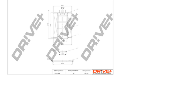Dr!ve+ Filtr oleju DP1110.11.0097