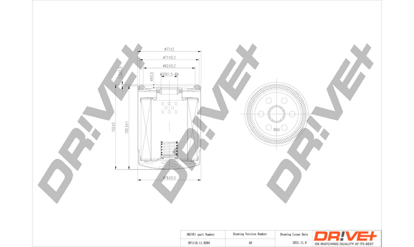 Dr!ve+ Õlifilter DP1110.11.0284