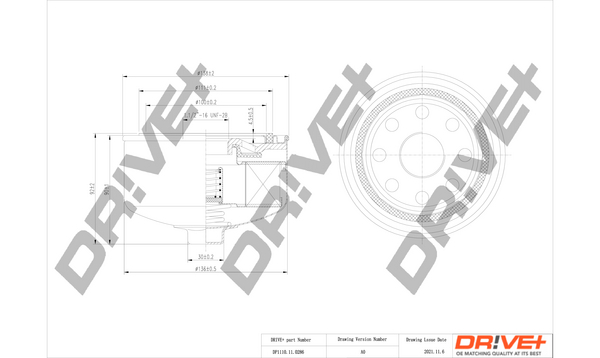 Dr!ve+ Õlifilter DP1110.11.0286