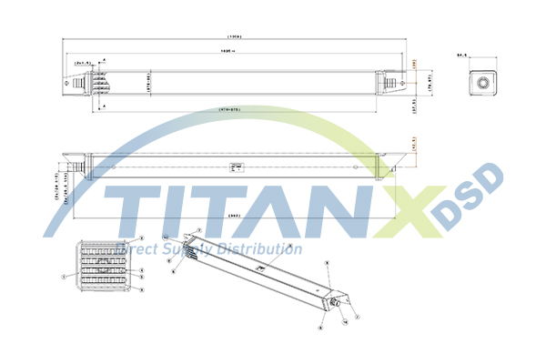 TitanX Chłodnica oleju, olej silnikowy OX609003