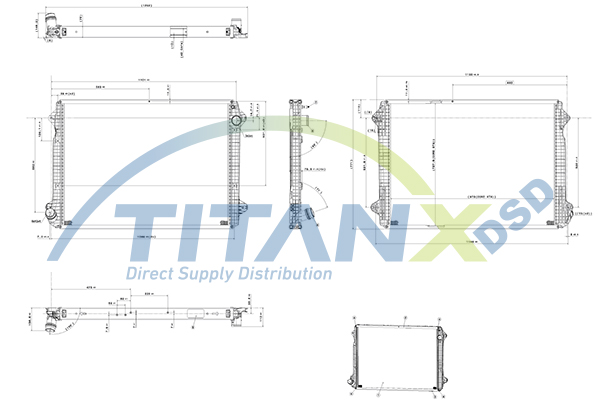 TitanX Jäähdytin,moottorin jäähdytys RX149006