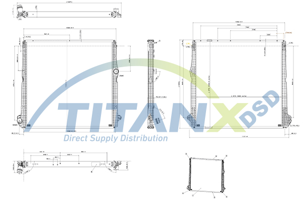 TitanX Jäähdytin,moottorin jäähdytys RX149008