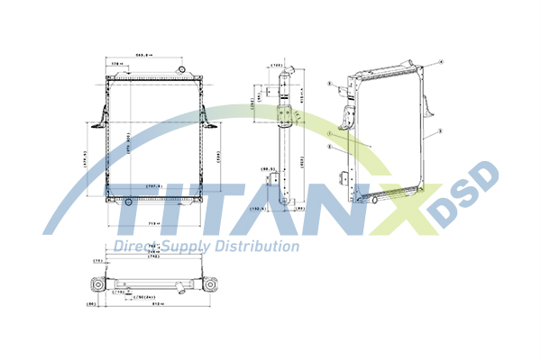 TitanX Jäähdytin,moottorin jäähdytys RX169016