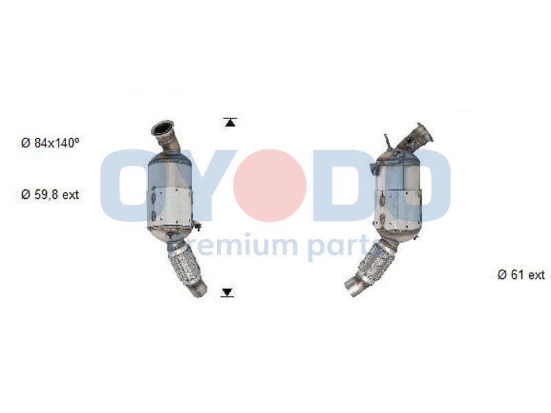 Oyodo DPF kübemefilter 20N0060-OYO