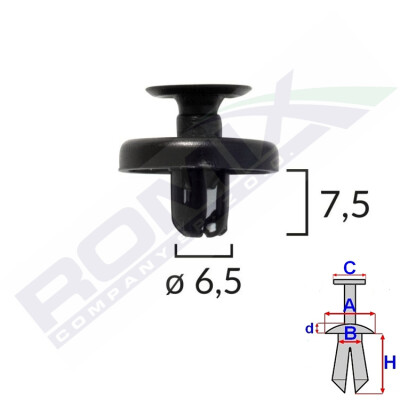 ROMIX Suoja-/koristelista B25837