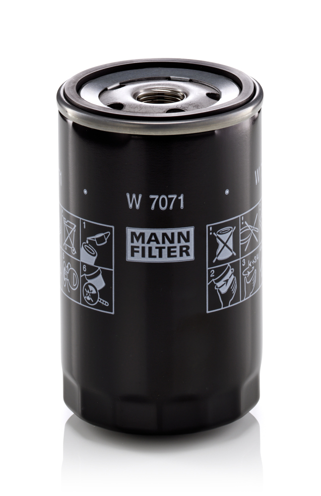 MANN-FILTER Filtr oleju, przekładnia (oś E) W 7071