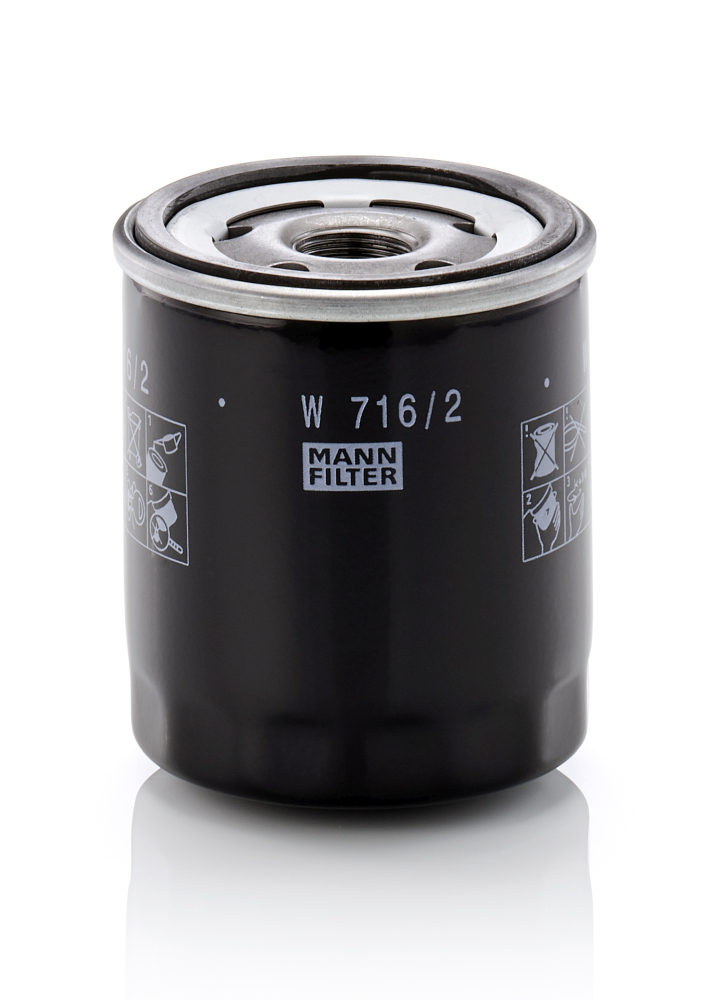 MANN-FILTER Õlifilter W 716/2