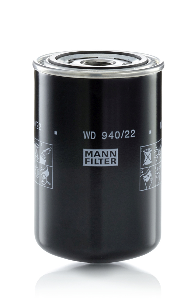 MANN-FILTER Filter,tööhüdraulika WD 940/22