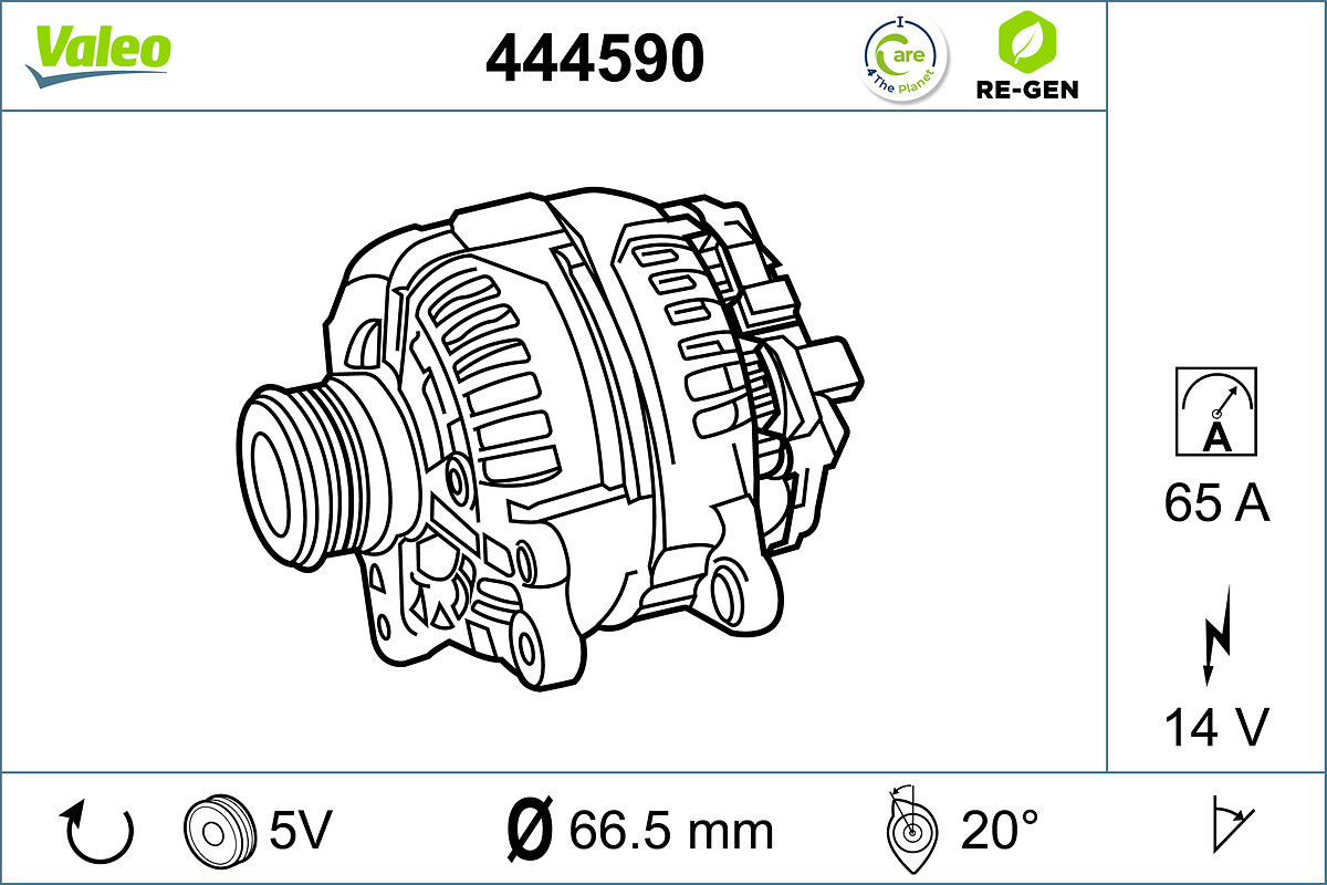 VALEO Generaator 444590