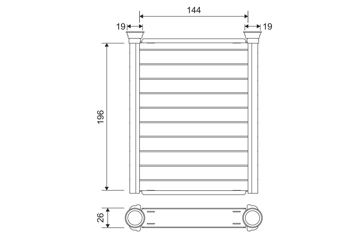 VALEO Lämmityslaitteen kenno 811589