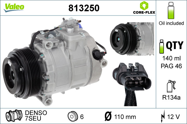 VALEO Kompressor,kliimaseade 813250