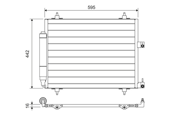 VALEO Kondensaator,kliimaseade 817579