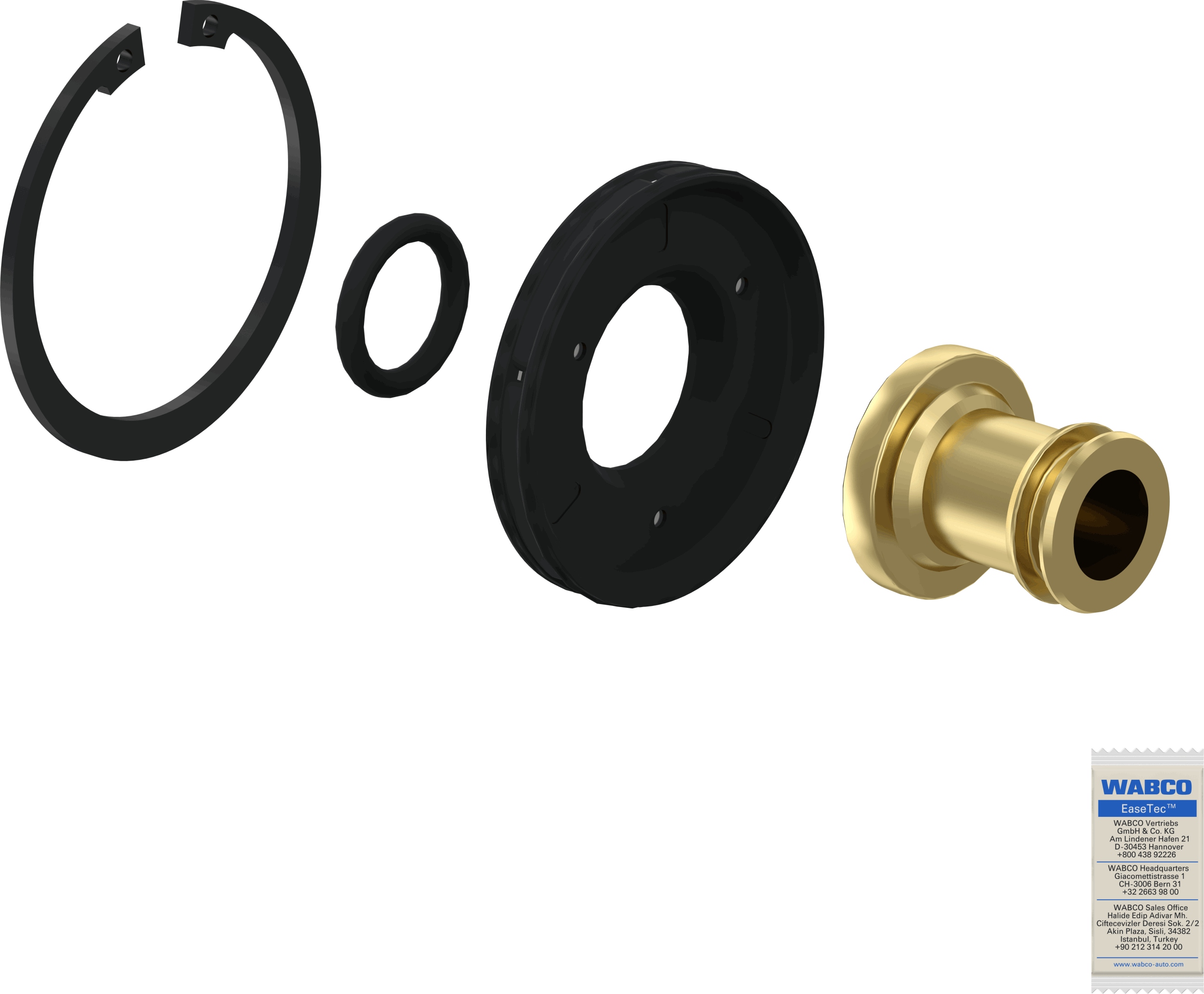 WABCO Osłona, prowadzenie zacisku hamulcowego 4324159232