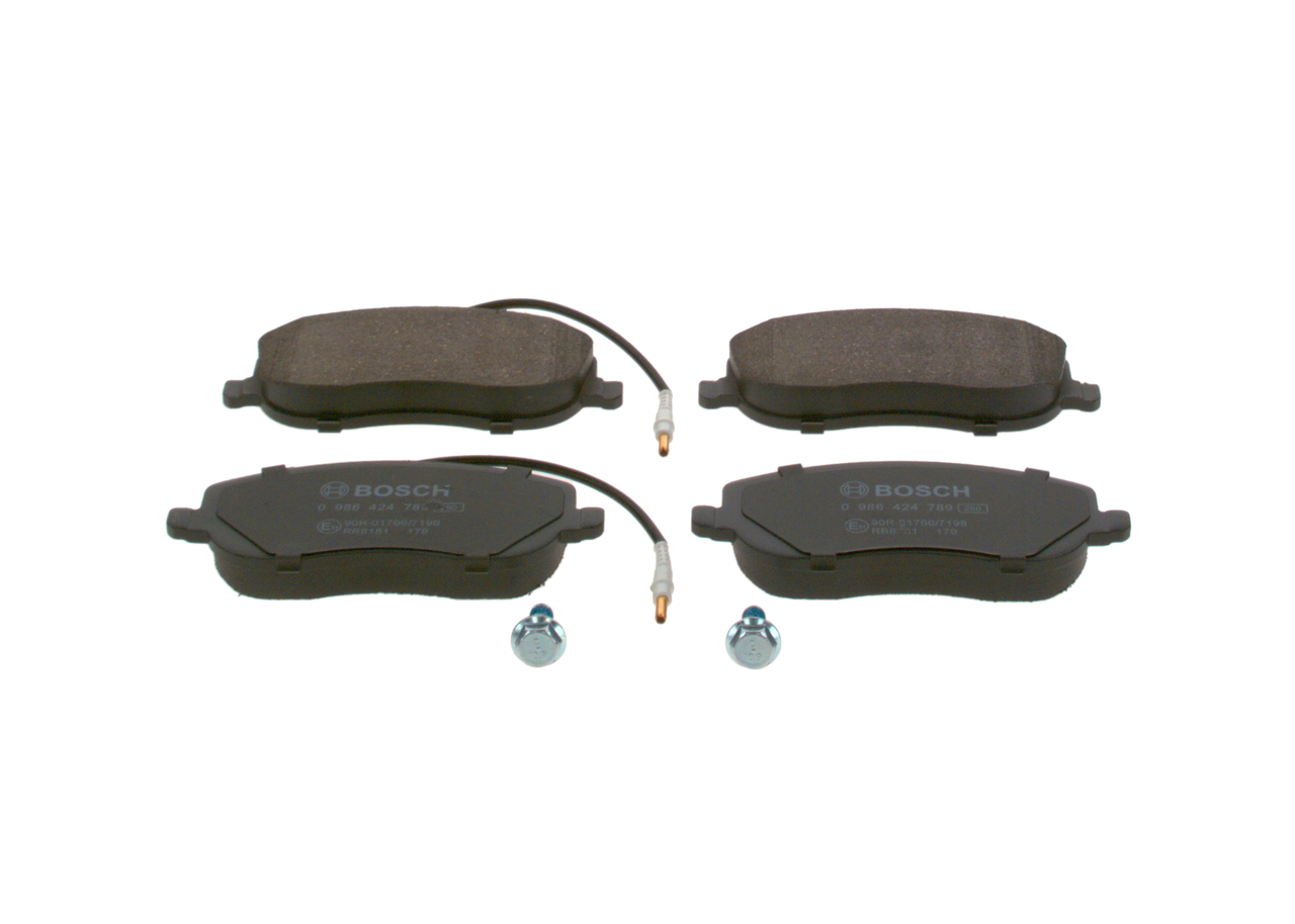 BOSCH Piduriklotside komplekt, ketaspidur 0 986 424 789