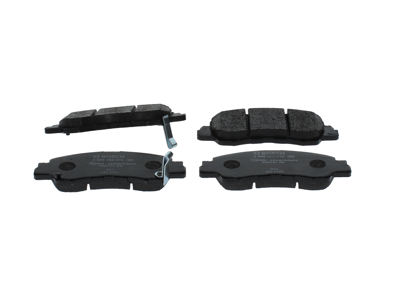BOSCH Piduriklotside komplekt, ketaspidur 0 986 460 070