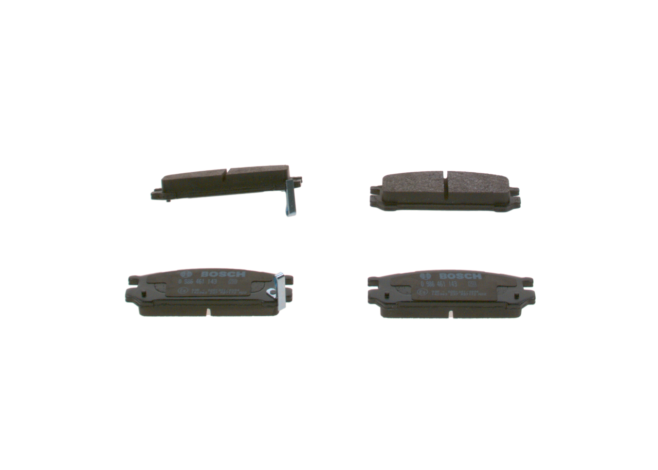 BOSCH Piduriklotside komplekt, ketaspidur 0 986 461 143